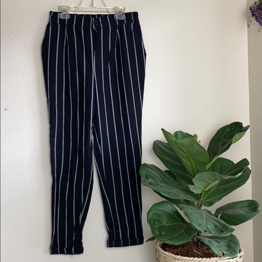 FOREVER21 Striped trouser pants